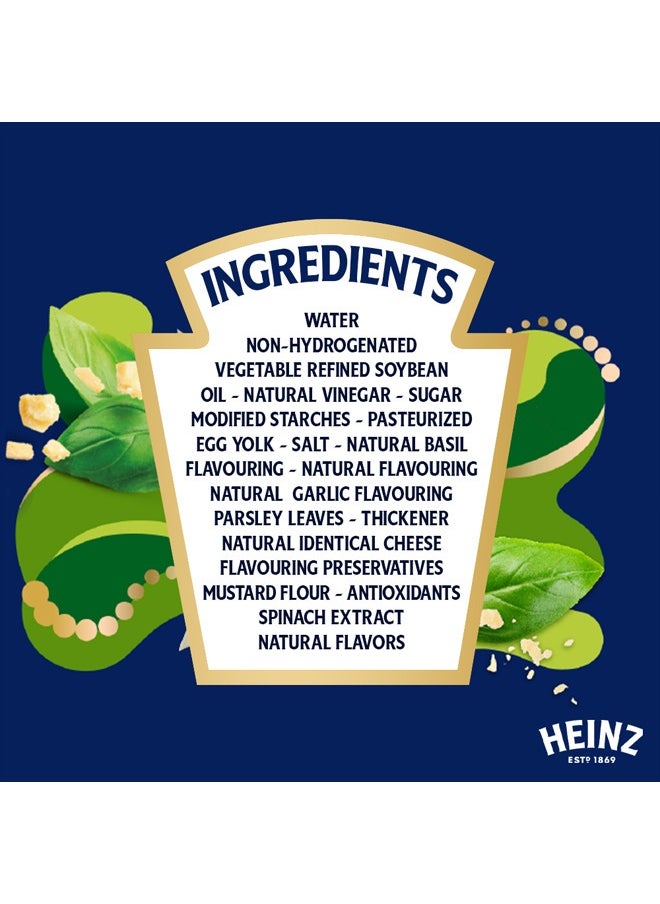Heinz Creamy Pesto Mayonnaise Top Down Squeezy Bottle  - Image 5