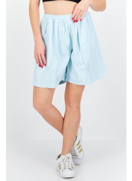 adidas Originals Women Sportswear Fit Drawstring Outdoor Short, Light Blue  - Image 1