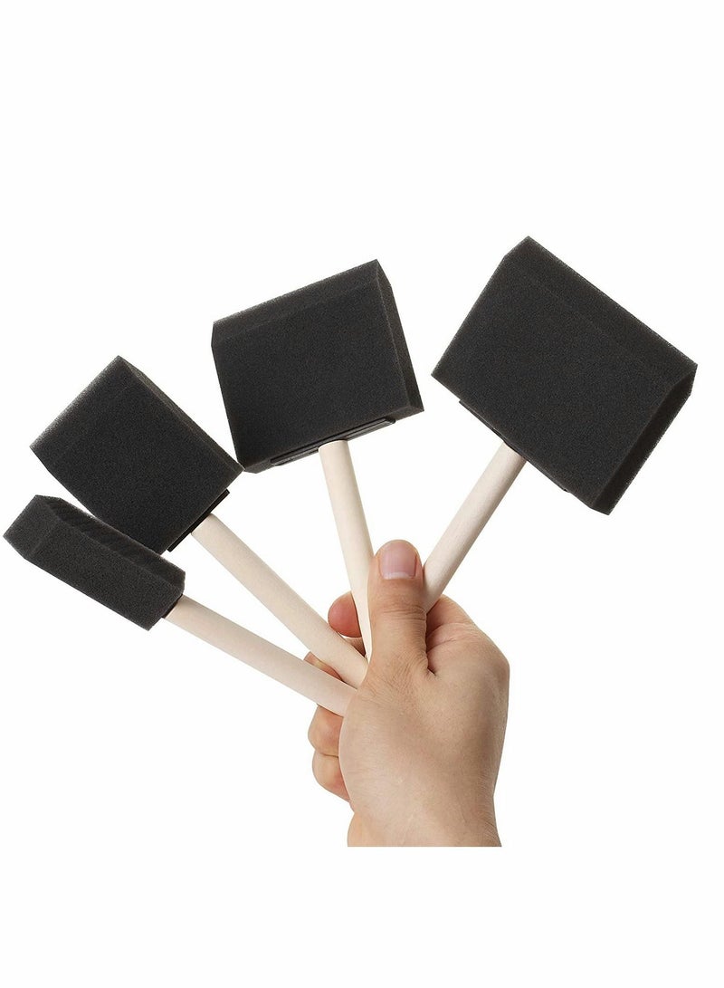 Y&D Foam Paint Brushes Assorted Sizes 20 Pcs Sponge Brush for Painting Staining Polyurethane - Image 1