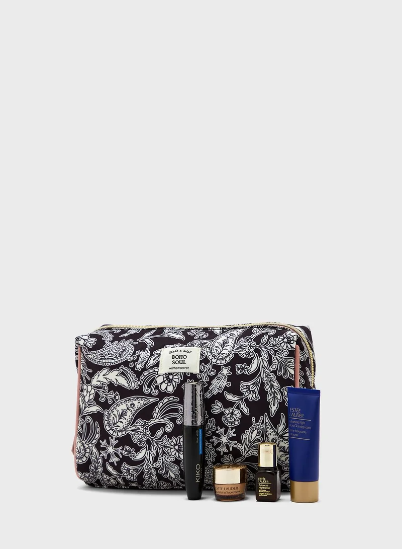 women'secret Zip Over Printed Cosmetic Bag