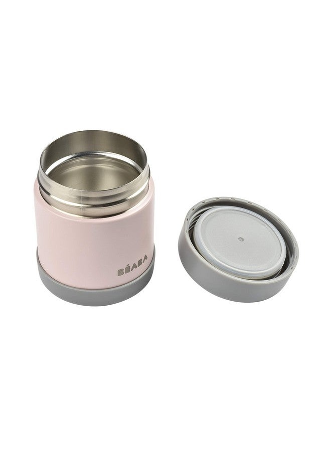BEABA Stainless Steel Insulated Food Jar Insulated Food Container Baby Food Lunch Containers Baby Food Containers Hot Thermos Kids Insulated Thermos 10 Oz (Rose) - Image 3