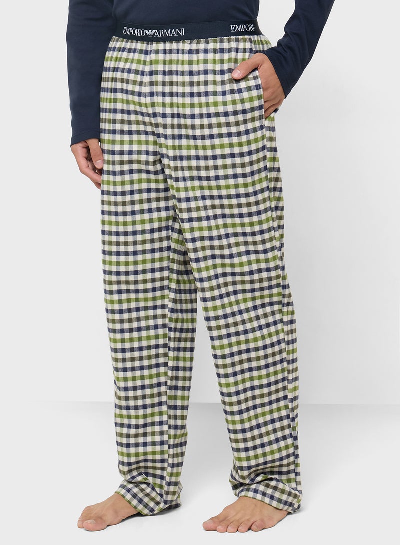 EMPORIO ARMANI Crew Neck T-Shirt And Payjma Set - Image 4