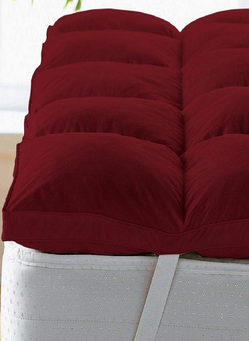 Blueberry Mattress Topper With 4 Corner Elastic 10cm Thick 140x200cm  - Image 3
