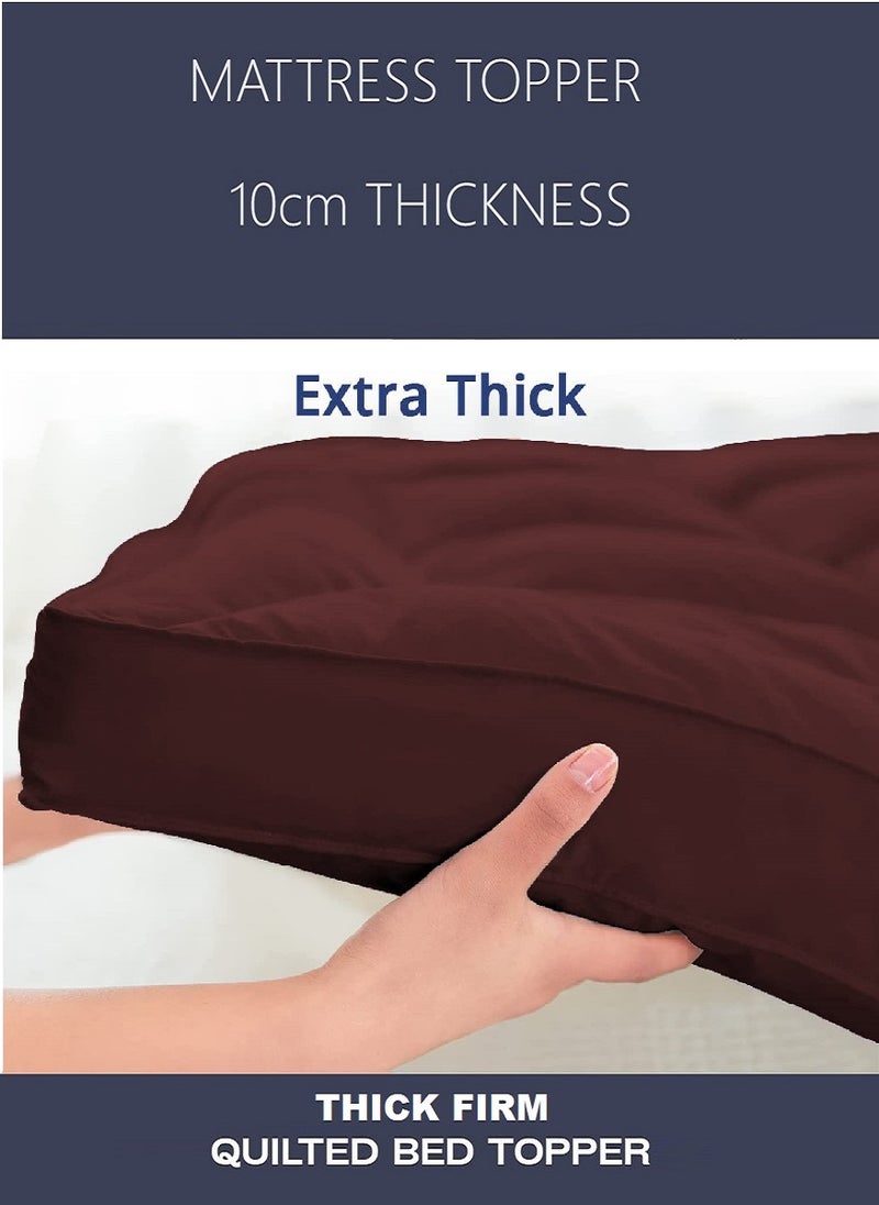 Blueberry - Mattress Topper With 4 Corner Elastic 10cm Thick 140x200cm - Image 1
