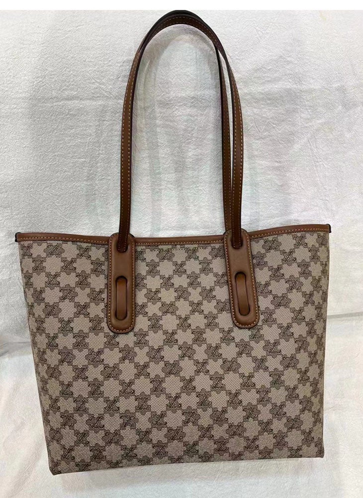 Chomel Fashionable Travel Handbag For Women Leather and PVC - Image 1