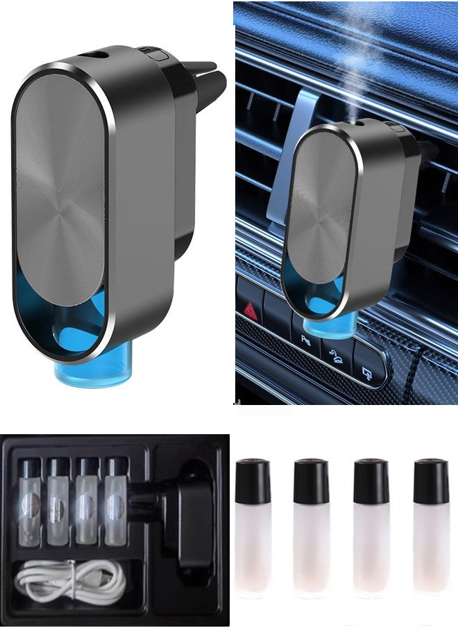 0TO1 TECH Upgraded Car Air Freshener Rechargeable Car Fragrance Diffuser Level 3 Adjustable Smart Car Diffuser 3 Bottles of Cologne  - Image 1