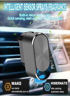 0TO1 TECH Upgraded Car Air Freshener Rechargeable Car Fragrance Diffuser Level 3 Adjustable Smart Car Diffuser 3 Bottles of Cologne  - Image 2