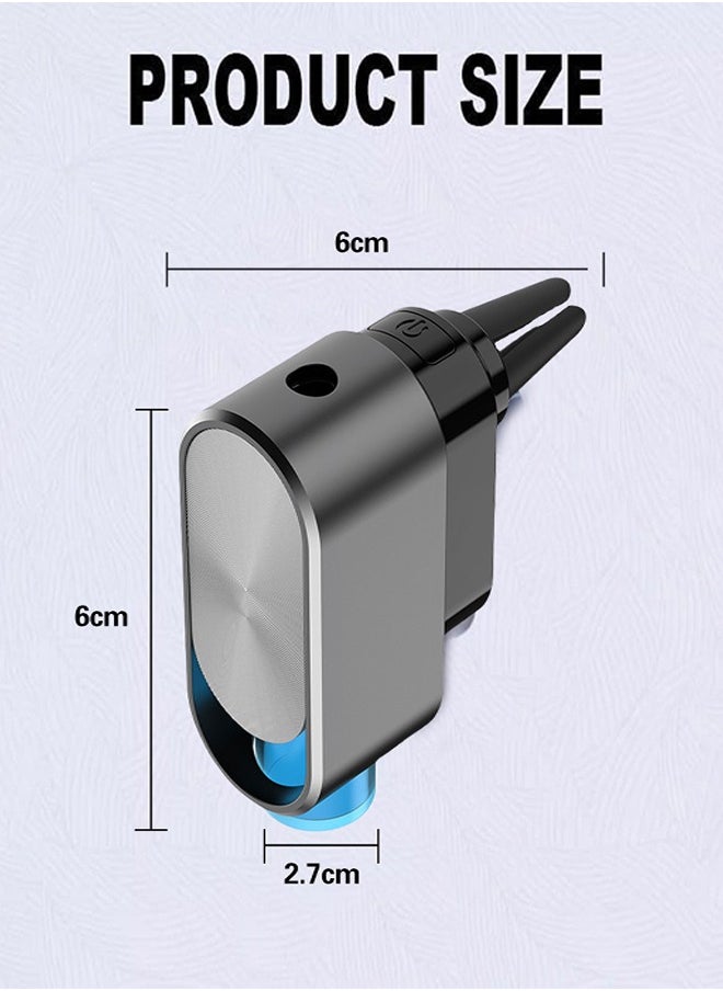 Upgraded Car Air Freshener Rechargeable Car Fragrance Diffuser Level 3 Adjustable Smart Car Diffuser 3 Bottles of Cologne