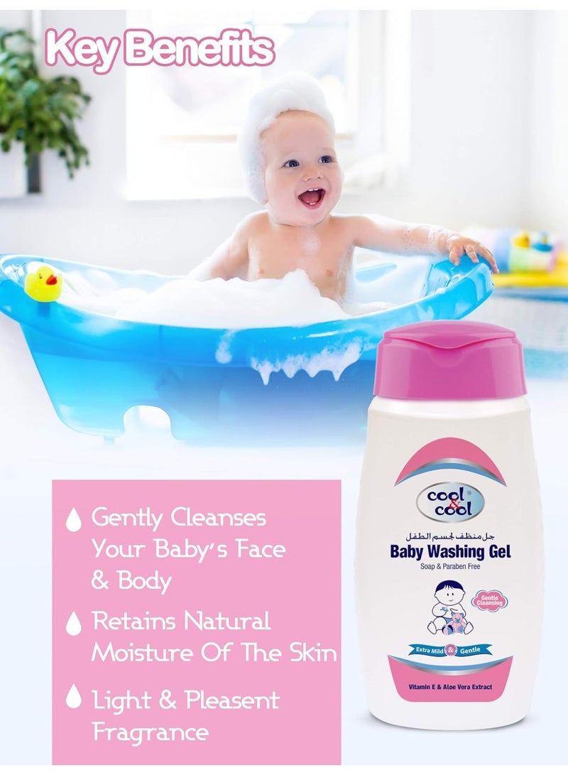 CoolCool Cool & Cool Baby Washing Gel, 250ml - Image 3