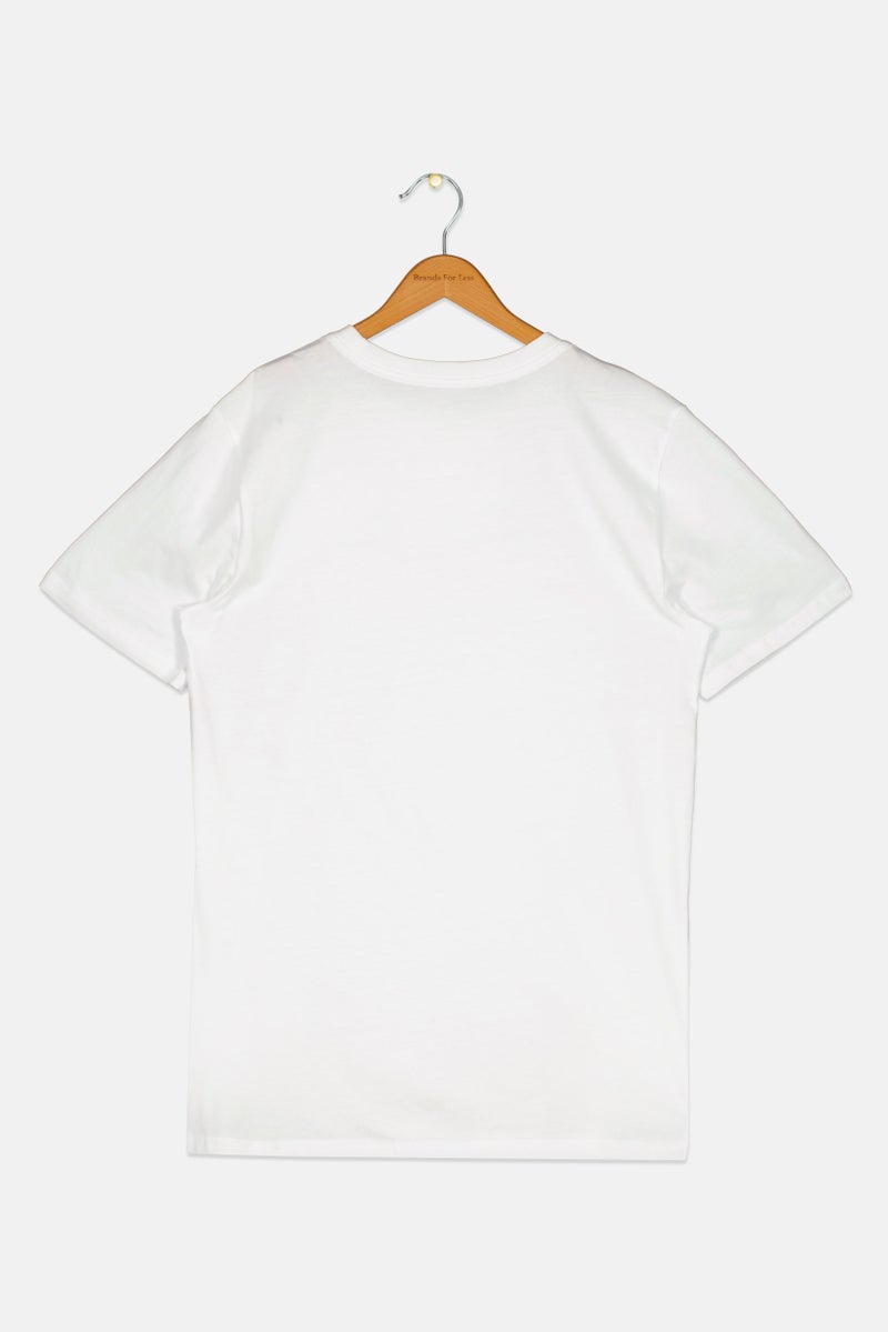 PUMA Kids Boy Short Sleeve Outdoor T-Shirt, White - Image 3