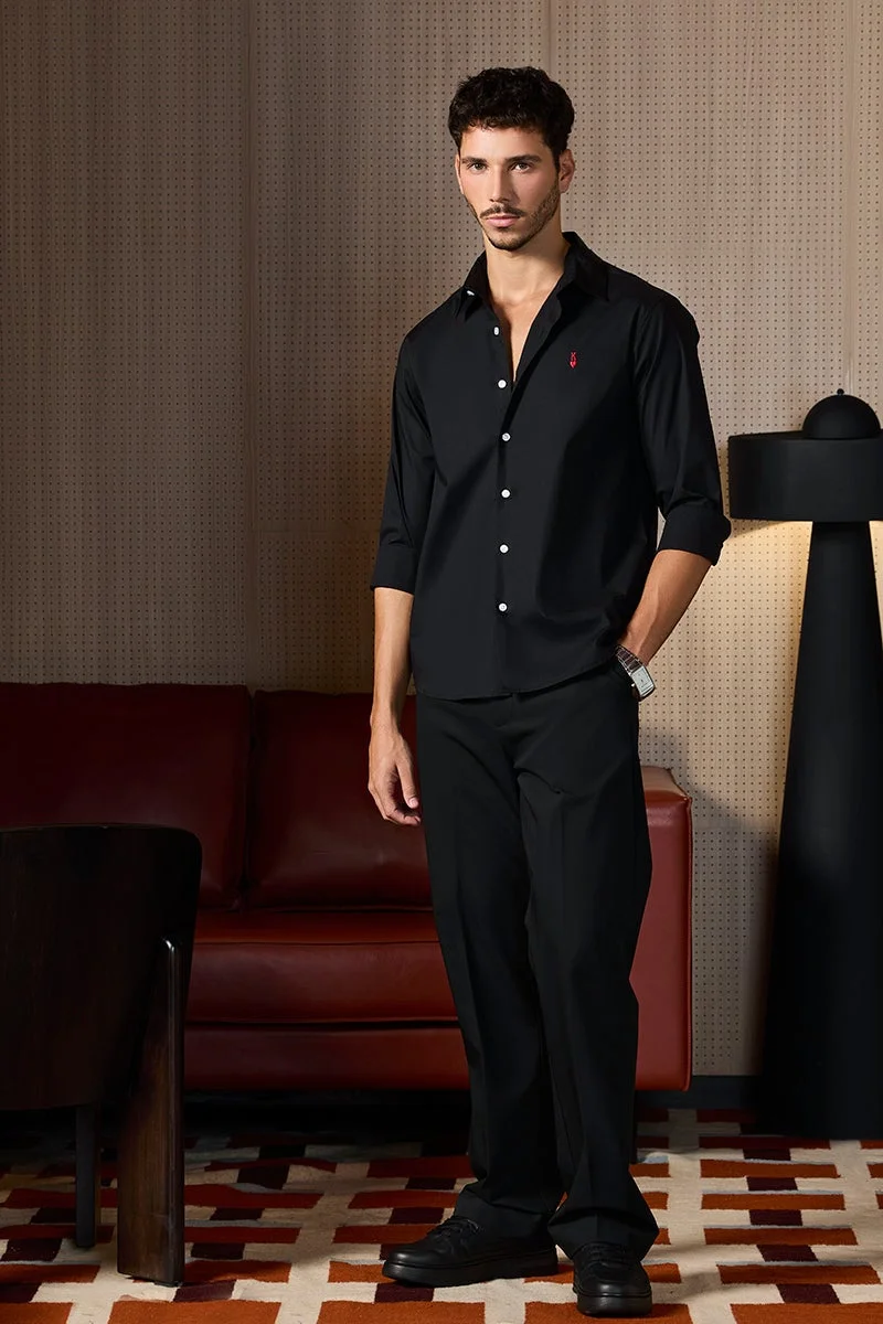 SNITCH King Of Hearts Chest Embroidery Luxe Shirt