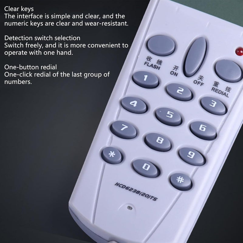Corded Landlines with Illuminateds Keypad, Programmable, Wall Mountable No Power Required - Image 4