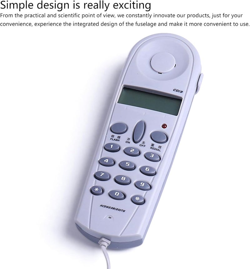 Corded Landlines with Illuminateds Keypad, Programmable, Wall Mountable No Power Required - Image 3