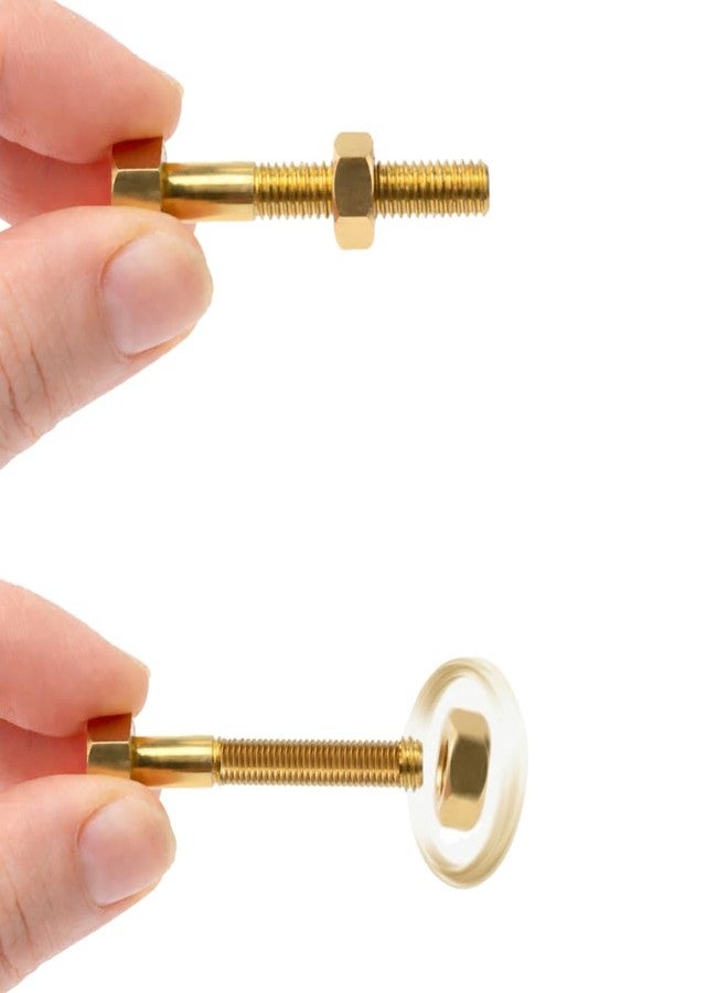 MYSTIFY MAGIC Store Mystify Magic Micro Psychic – Self Unscrewing Nut and Bolt Magic Trick | Metal Bolt Telekinesis Illusion for Close Up, Mentalism, Street Magic & Magicians - Image 1