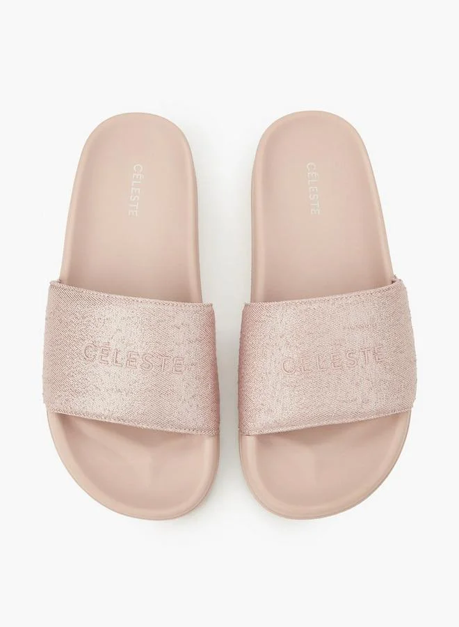 سيليست Women Glitter Detail Slides