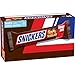 Snickers حلوى سنيكرز بار شوكولاتة بالحليب حجم المشاركة عبوة كبيرة 329 أونصة عبوة من 24 - Image 2