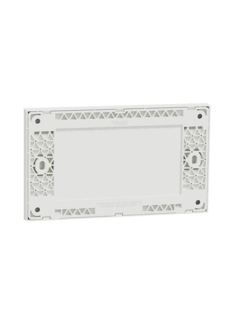 Schneider Electric - Schneider Electric Avataron C Blank Plate E8730TX_WE, 2 Gang, White - Image 1
