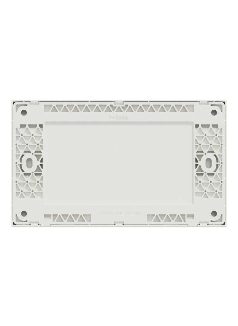 Schneider Electric - Schneider Electric Avataron C Blank Plate E8730TX_WE, 2 Gang, White - Image 1
