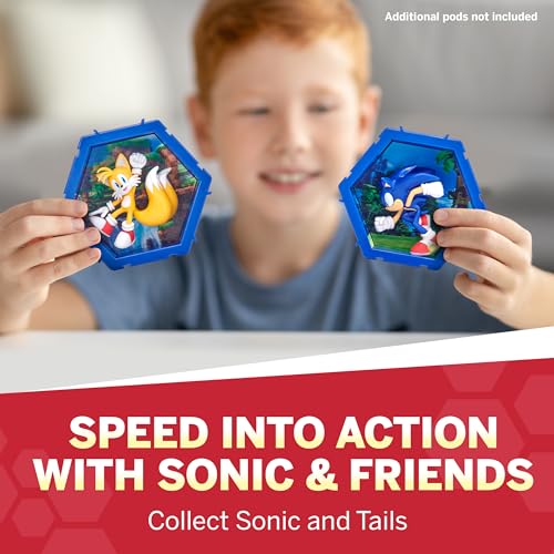 WOW! PODS Wow PODS 4D Tails Unique Connectable Collectable BobbleHead Figure That Bursts from Their World into Yours Wall or Shelf Display Sonic Toys and Gifts Series 1 no 480 - Image 3