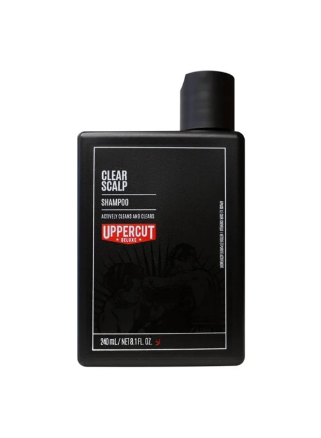 Uppercut Deluxe Clear Scalp Shampoo 240ml - Image 1