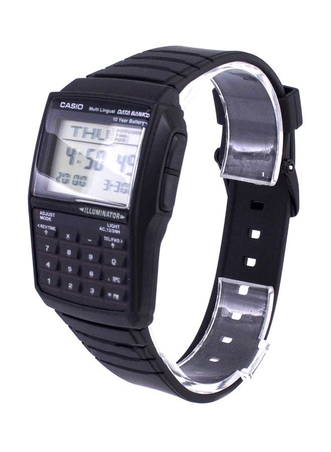 CASIO Men Data Bank Calculator Digital Watch DBC-32-1AES - 37 mm - Black - Image 4