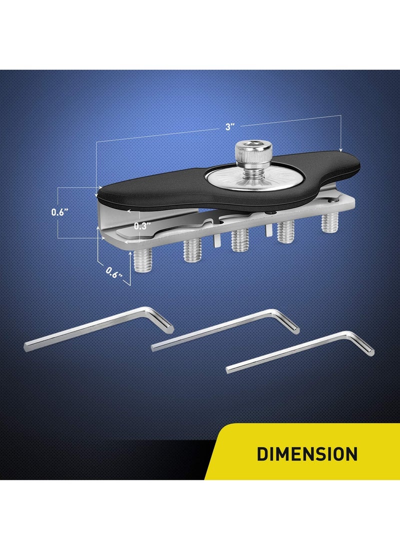Excefore Led Light Bar Mounting Brackets, 2pcs Universal Hood Led Work Light Led Pods Mount Bracket Clamp Holder for Suv Truck off Road Installed No Need Drilling - Image 5