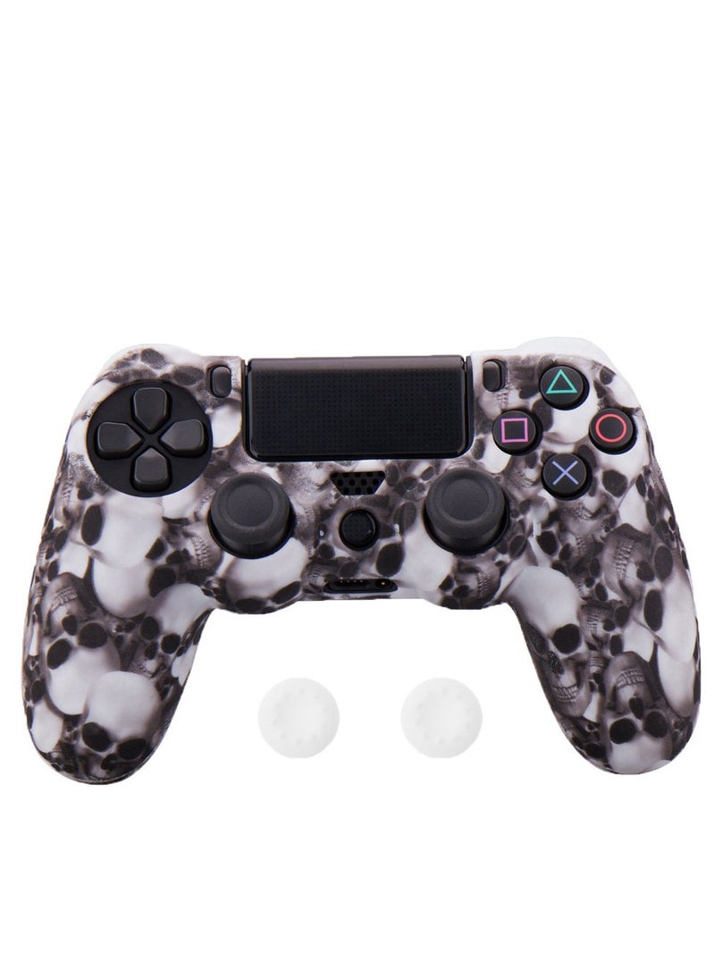 1 Set Gamepad Cover Protector with Joystick Cover Non-Slip Game Console Silicone Protective Cover Compatible with PS4 (3)