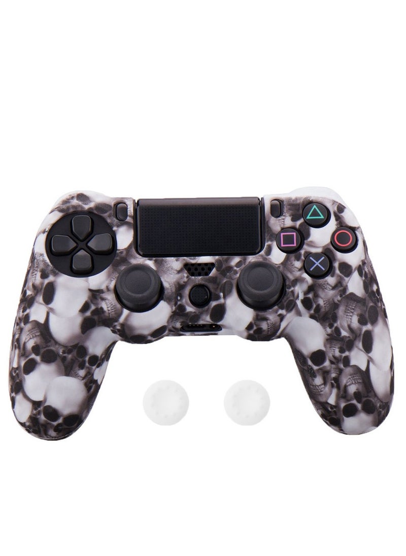 1 Set Gamepad Cover Protector with Joystick Cover Non-Slip Game Console Silicone Protective Cover Compatible with PS4 (3)