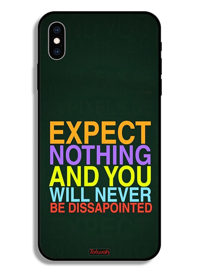 Tolwak Apple iPhone XS Protective Case Expect Nothing And You Will Never Be Disappointed - Image 2