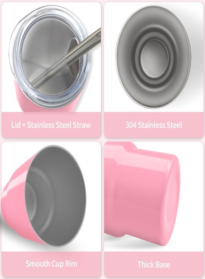 JUSONEY 3oz Mini Tumbler Shot Glass with Straw and Lid,Sublimation Shot Glasses Tumblers Stainless Steel Double Wall Vacuum Insulated Shot Glass for Party Wedding BarCocktail Coffee - Image 3