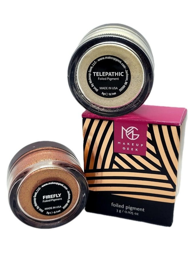 MAKEUP GEEK - Foiled Pigment Firefly + Telepathic Bundle Set - Image 1