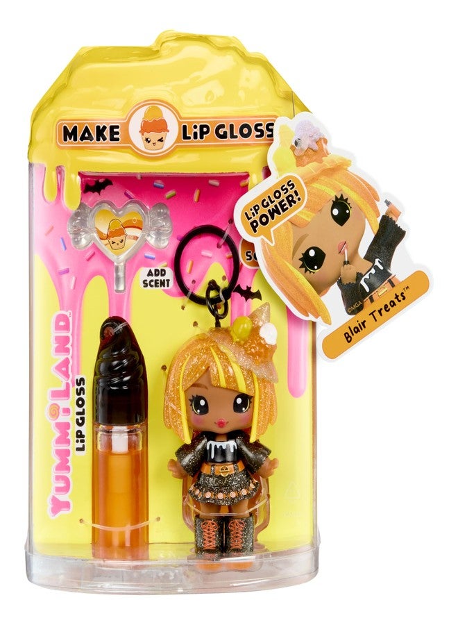 Yummiland x Halloween Lip Gloss Doll - Blair Treats Includes DIY Lip Gloss + Keychain, Cosmetic Play, Seasonal Halloween Collectible, Ages 4+ - Image 5