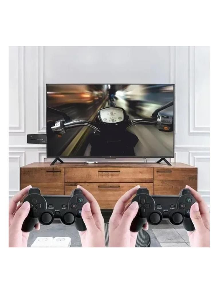 4K HD video game console, dual 2.4G wireless controllers, plug-and-play video game stick, built-in 10,000 games, retro handheld game console  - Image 2