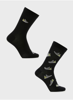 2 Pack Run X Ultraboost Graphic Socks