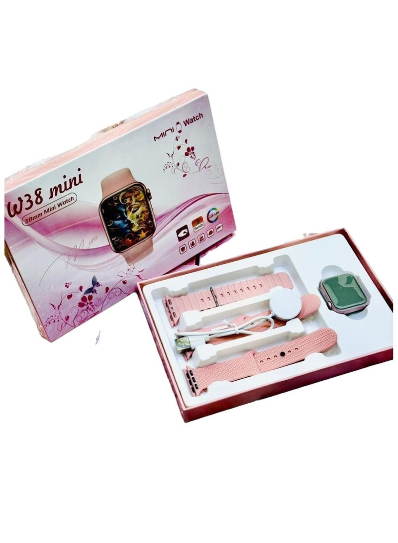 W38 Mini Smart Watch for Women - Pink