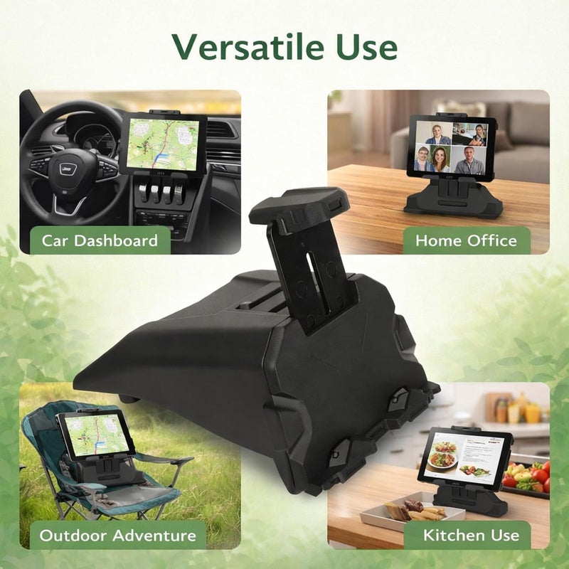 Tablet Holder with Storage Box, Electronic Device GPS Mount for X3 2017-2023, Adjustable 5-10 Inch Stand - Stable Navigation, Extra Storage Capacity, Easy Installation - Image 3