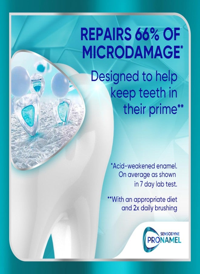 Sensodyne Pronamel Clinical Enamel Strengthening Toothpaste, Whitening Action, 3.4 oz (3 Pack) - Image 5