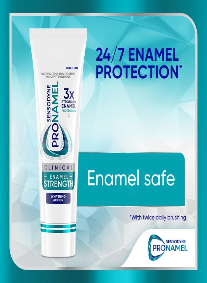 Sensodyne Pronamel Clinical Enamel Strengthening Toothpaste, Whitening Action, 3.4 oz (3 Pack) - Image 4