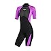 Skyone Mens Wetsuit Women Adult Shorty 2MM Neoprene Wet Suit Diving Scuba Surfing Suits, One Piece Short Sleeve Thermal - Image 2