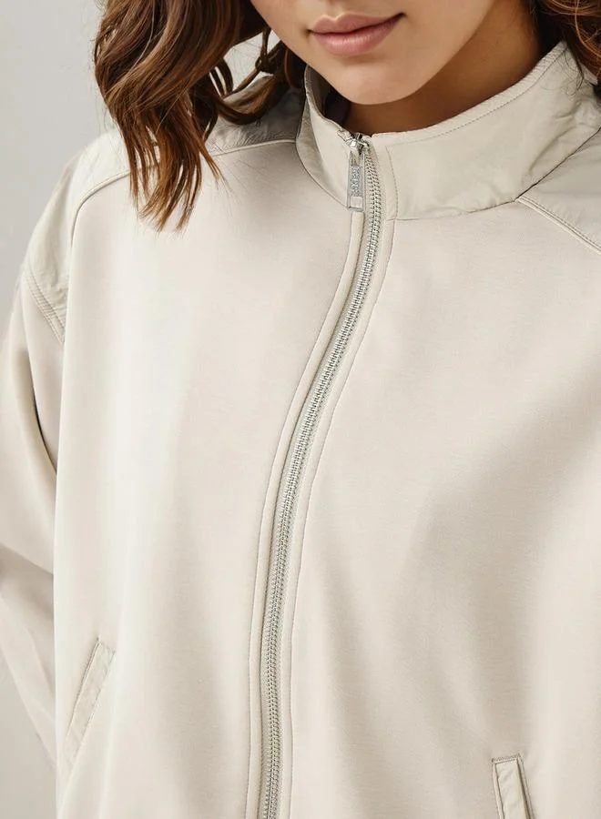 Kappa Kappa Regular Fit Zip Through Jacket