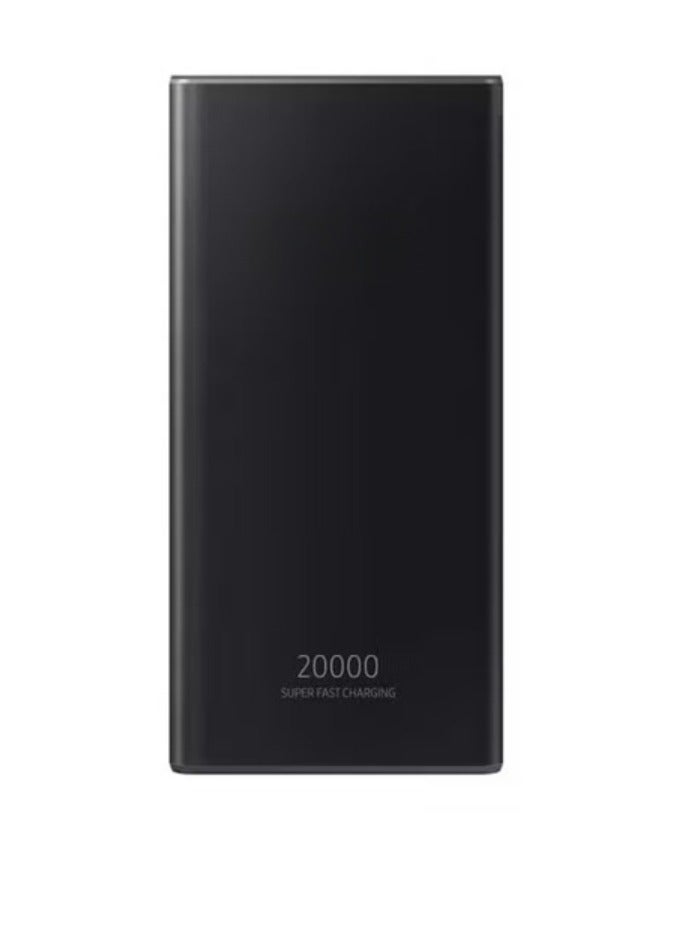 20000 mAh Power Bank, 2 USB C, 1 USB A,Up to 25W Battery Pack Black  - Image 1