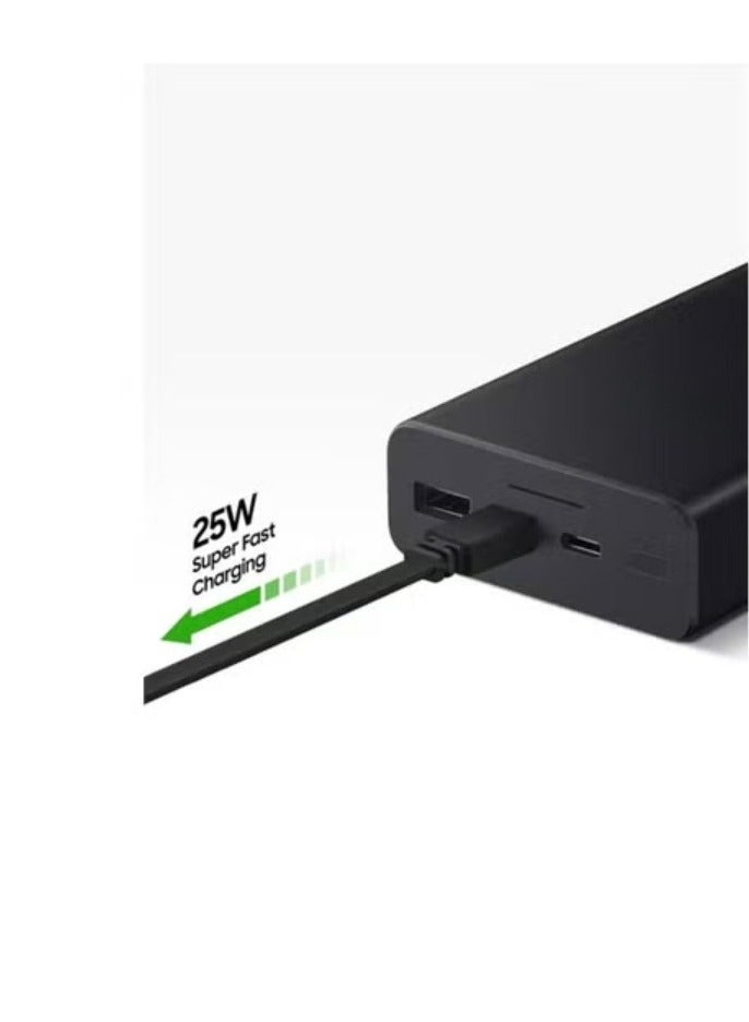 20000 mAh Power Bank, 2 USB C, 1 USB A,Up to 25W Battery Pack Black  - Image 5