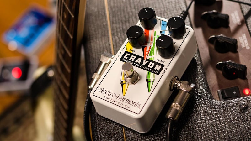 electro-harmonix Crayon Full-Range Overdrive Pedal - Image 2