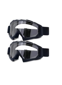 KASTWAVE Adult Dirt Bike Goggles, KASTWAVE 2-Pack ATV Motorcycle Goggles for Youth, Dirt Bike Goggles, Windproof ATV Goggles, Dust Proof Racing Goggles for Child, Youth, Teens, Men and Women  - Image 1