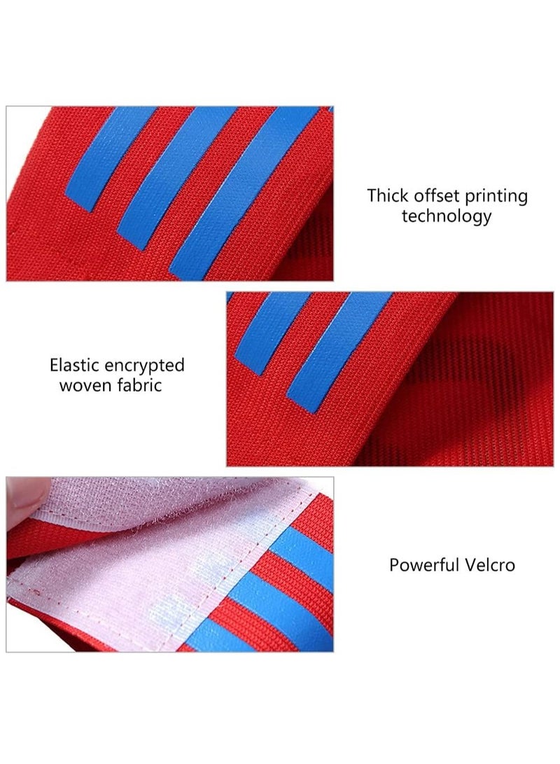 KASTWAVE 3 Pcs Captain's Armband Football Leader Armband Adjustable Size Elastic Player's Captain Armband for Football Hockey Rugby Netball - Image 5
