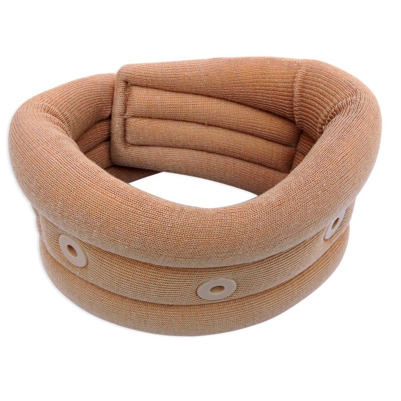 ANCIENTIMPEX Adjustable Soft Eyelet Cervical Collar Neck Brace For Neck Support Vertebrae Support Relives Pain Reduces Pressure from the Spine XLarge - Image 3