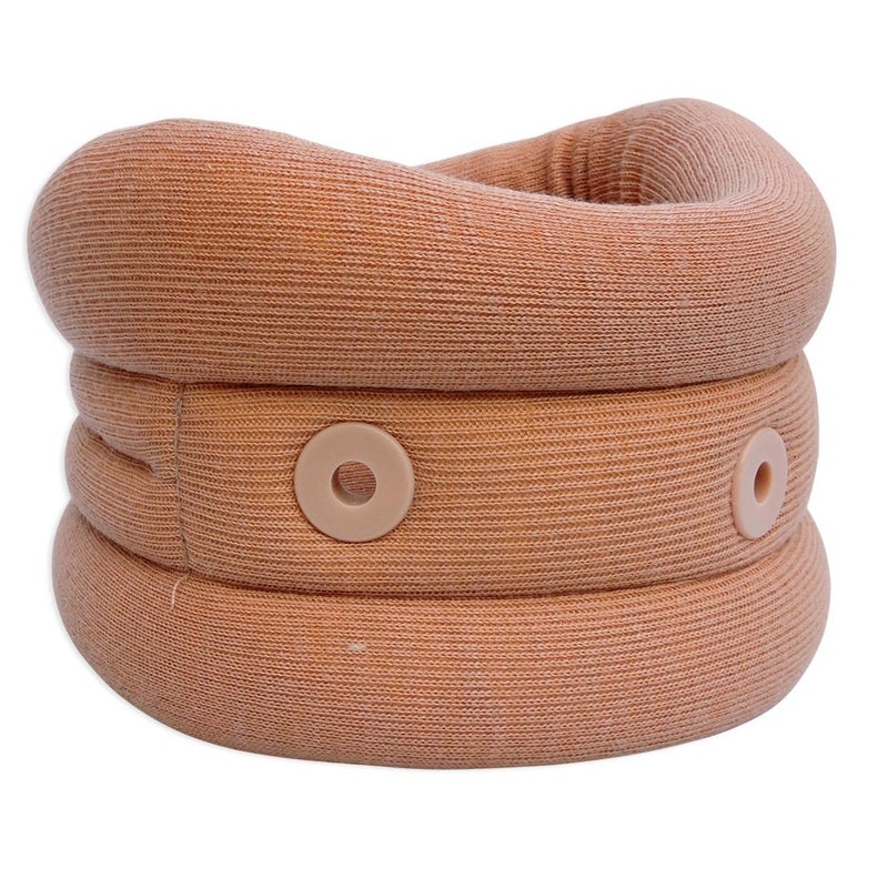 ANCIENTIMPEX Adjustable Soft Eyelet Cervical Collar Neck Brace For Neck Support Vertebrae Support Relives Pain Reduces Pressure from the Spine XLarge - Image 2