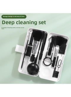 General Multifunctional Bluetooth Headset Cleaning Pen Mobile Phone Screen Cleaning Suit Tools Keyboard Computer Cleaning Suit-Color:Q10 (19 In One With Cleaning Solution)  - Image 1