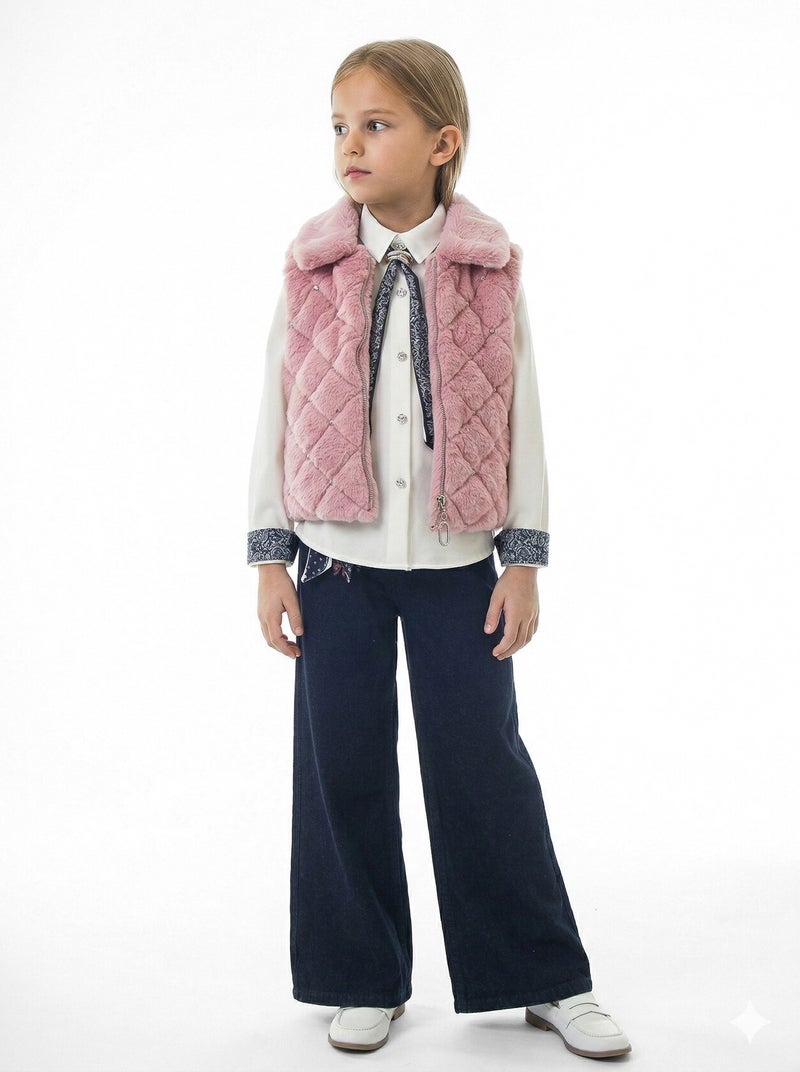 Hamada Tex Girls' 3-piece set, sizes 7 to 14 - Image 1