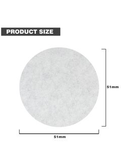 MIBRU Coffee Espresso Machine 100pcs Paper Filter 51mm Filter Puck Screen Portafilter Paper Compatible with DeLonghi Dedica and similar 51 mm Secondary Water Separation Filter Special Filter Paper  - Image 4